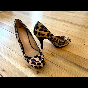 Via Spiga leopard-print pumps, size 7